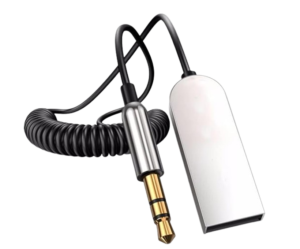 جهاز البلوتوث استقبال السيارة   صوت السيارة بلوتوث AUX وكابل USB يعزز السيارة