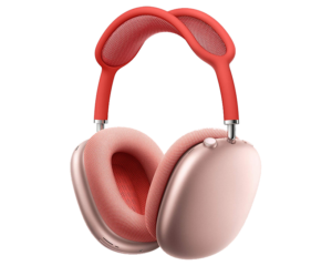 سماعات ابل اير بودز ماكس اللاسلكية فوق الاذن، احمر  ابل اير ماكس  الاحمر
