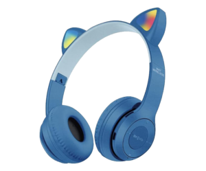 سماعات أذن قطة P47m أذن قطة (أزرق) سماعات أذن القطة P47m